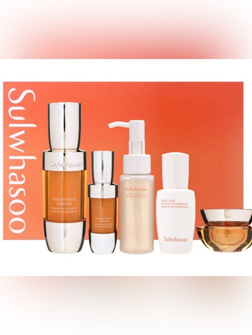 Sulwhasoo Concentrated Ginseng & First Care Serums 5 item set brand new with box